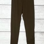 Soft Chocolate Brown Stretch Ankle Leggings One Size Size undefined Photo 0