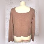 Old Navy Women’s U Neck Light Brown Sweater Photo 1