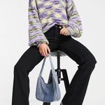 Pieces Petite Peggy high waisted flare jeans in black Photo 0