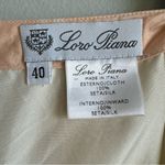 Loro Piana  Pastel Floral Swirl 100% Silk Pleated Skirt Size IT 40 (US 4) Photo 3
