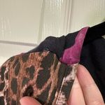 Johnny Was  Leopard / Regal Rose Long Sleeve Swing Bamboo Shirt Top Blouse XS Photo 4