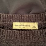 Abercrombie & Fitch Navy Sheer Back Sweater Photo 3