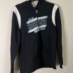 Reebok Super Bowl XLVI Indianapolis Black Graphic Long Sleeve Hoodie Zip Up Photo 0