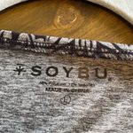 Soybu  Active Dress Gray Black Printed Geo 3/4 Sleeve Womens Large Photo 3