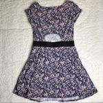 American Eagle  Outfitters Floral Open Back Skater Dress Photo 4