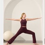 Athleta  Maroon Boot Cut Yoga Pants Photo 2