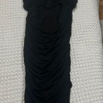 Elegant Black Lace Dress Size M Photo 2