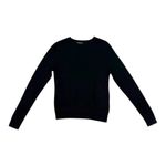 NEW KATHRYN MCCARRON marguerite paper thin cashmere sweater in black Size Small Photo 3