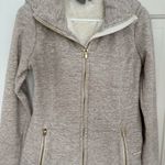 Athleta  Luxe Stronger Hoodie Oatmeal Heather Fur Lined S Photo 0