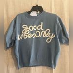 Wanna B Blue 'Good Vibes Only' Sweater Photo 0