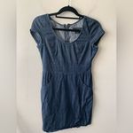 Calvin Klein denim sleeveless sheath dress size S Photo 5