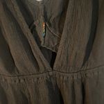 Xhilaration Black Tribal Front V-Neck Beach Cover Up Dress Women Sz M Photo 4