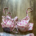SheIn  Pink Floral Bikini Size Medium Photo 2