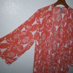 Giddy Up Glamour  OS Cowgirl Western Longhorn Duster Coral Photo 3