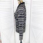 PINK - Victoria's Secret Pink by Victoria’s Secret Aztec Quarter Zip Pullover Shirt Black Cream Small Photo 1