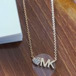 Michael Kors Rose Gold Brass Necklace Photo 4