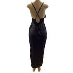 Black Satin & Lace Lingerie Dress Size S/M Made in Brazil Photo 2