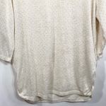 Laura Ashley  Plus Size 2X Top Gold‎ Dot Paisley Cream Blouse Knit Ruched 307 Photo 5