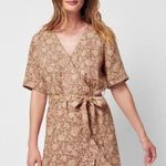 Faherty ππ Ashley Linen Dress ~ Bronze Riviera Floral XS NWT Photo 0