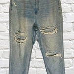 American Eagle Curvy Mom Jeans with a Raw Hem Photo 0