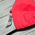 Victoria's Secret  PINK Swim Bikini Triangle Top Reversible Black Neon Coral Photo 1