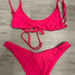 Amazon Bright Pink Bikini Set Photo 0