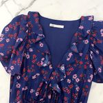 La Maison Talulah The Yearning Ruffle Midi Dress Purple Floral Romantic Boho S Photo 6