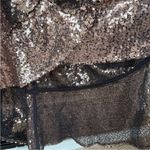 Lane Bryant NWT Rose Gold Sequined Ruffle Skirt Hi-Lo Dress 18 / 20 Rtl. $99.95 Photo 5