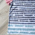 Onque Casuals Striped Patriotic Stars and Stripes Short Sleeve Tee Size L Photo 7