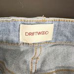 Driftwood Colorblock highrise jeans shorts, frilled hem, size 25 Photo 4
