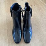ZARA  - Buckle Strap Ankle Boots in Black Photo 3