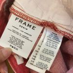 frame denim Le High Straight Jeans Crimson Shadow Washed Cotton Blend Size 26 Photo 5