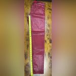 AG Adriano Goldschmied NWOT  Women's 27R Bold Red Coated Skinny Jeans Photo 8