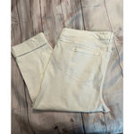 Liverpool Women's Plus 22W White Ankle Cropped Jeans Photo 1