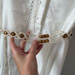 Love by Design  Southampton Embroidered Maxi Dress White Taupe M Photo 4