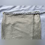 Chelsea and Violet Cream and Gold Flip Sequin Midi Skirt 10 Photo 8