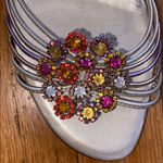 Enzo Angiolini HP! Worn once  7.5 jeweled sandal. Photo 3