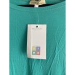 Piko  Womens Large Green Earth Bamboo Blend Stretch Long Sleeve Pink Top NEW Lago Photo 3