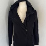 James Perse  Estilo Hooded Full Zip Black Sweatshirt Jacket Size small Photo 2