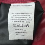 Sbetro Vegan Leather Pants Red S Slit Hem Rock Moto Biker Grunge Goth Edgy Prep Photo 4