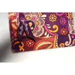 Vera Bradley  Keiv Paisley Multi Fold ID/Card/Coin Statement Wallet Photo 1