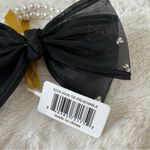 Simply Southern NEW Black Pearl Bow Scrunchie NWT Photo 1