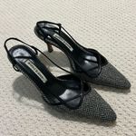 Manolo Blahnik Tweed Pattern Slingback Pumps Photo 0