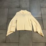 Anthropologie Moth Marina Kimono Sleeve Keyhole Back Sweater in Cream Photo 1