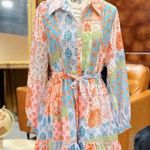 Flower Print Dress Multi Size L Photo 2