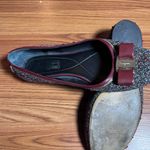 Salvatore Ferragamo  Women's Black and Burgundy Tweed Flats Photo 4