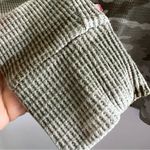 American Eagle Camo Waffle Knit Camouflaged V Neck Oversized Medium Photo 3