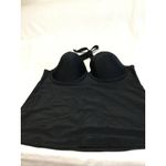 Old Navy  Black Swim‎ Top Tankini Shirred Padded Halter Neck Straps Womens XL Photo 1