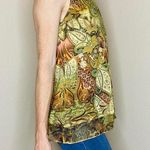 Apt. 9 Y2K Green Abstract Geometric Kaleidoscope Sequin Tank Top Photo 1