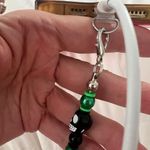 NWT Angela’s Designs one of a kind handmade beaded Halloween cell phone charm Orange Photo 10